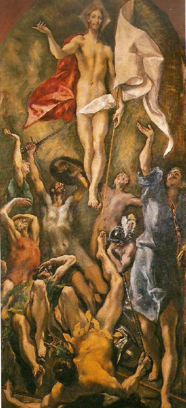 El Greco resurrection Spain oil painting art
